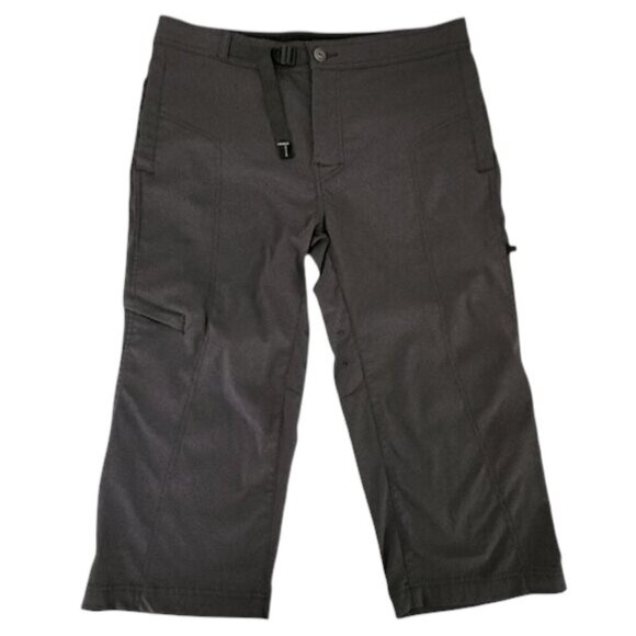 PRANA Men’s Cropped Hiking Pants – Technical Outdoor Utility dark grey m - Picture 1 of 15
